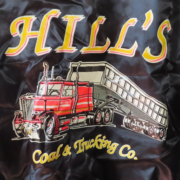 Men's Vintage Cardinal Hill's Coal and Trucking lightweight jacket coat sz XL - Picture 10 of 14